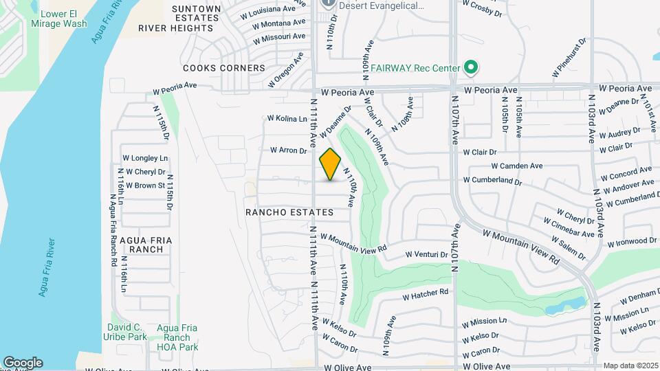 11031 W Cumberland Dr Map and Location Details