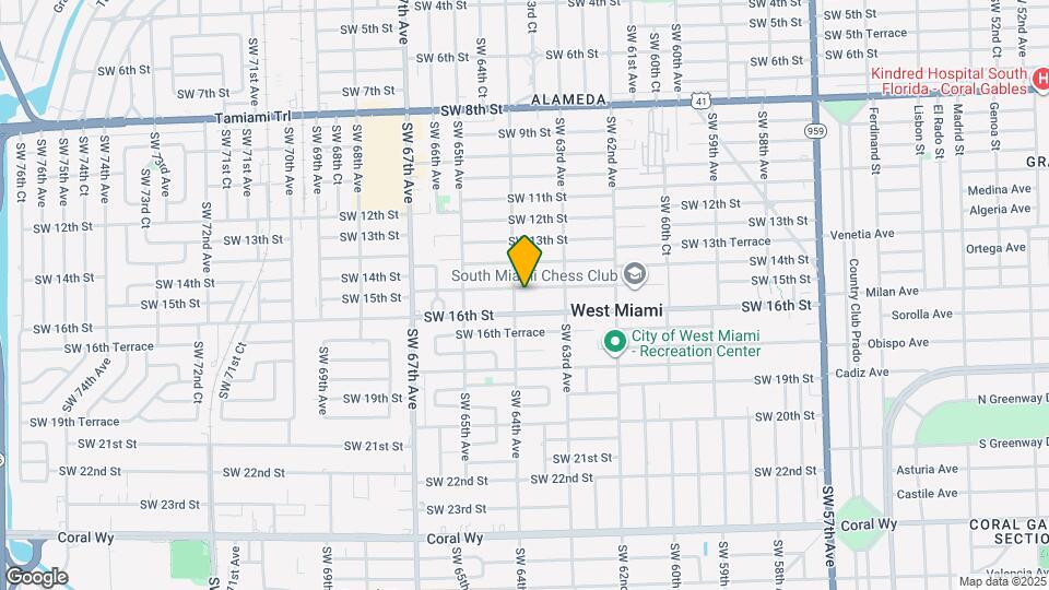 6376 SW 15th St Map and Location Details