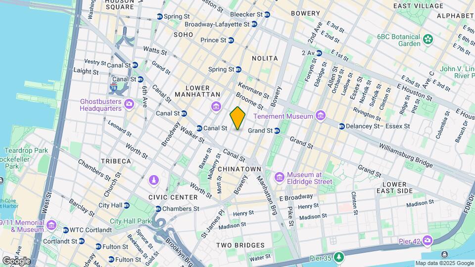 121 Mott St Map and Location Details