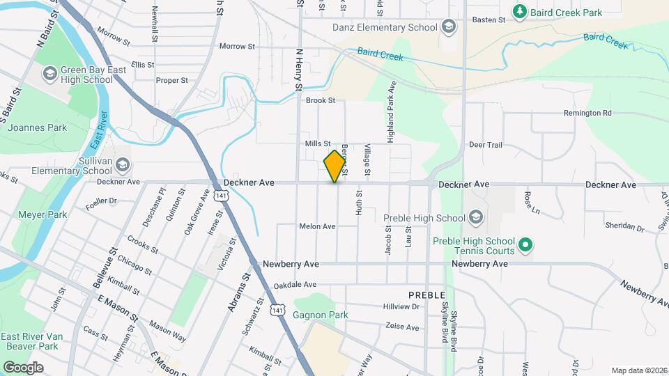 1858 Deckner Ave Map and Location Details