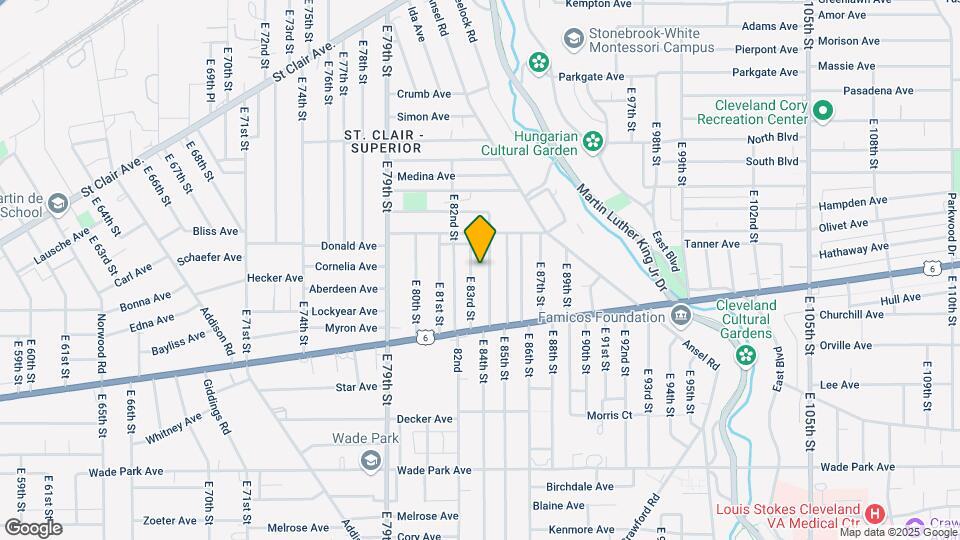 1210 E 84th St Map and Location Details