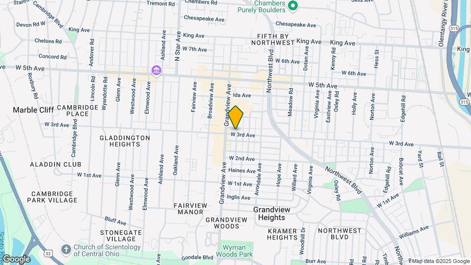 1430-1442 W 3rd Ave Map and Location Details