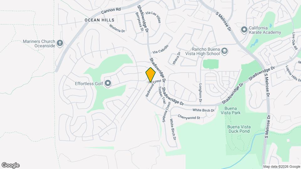 2042 Redwood Crest Map and Location Details