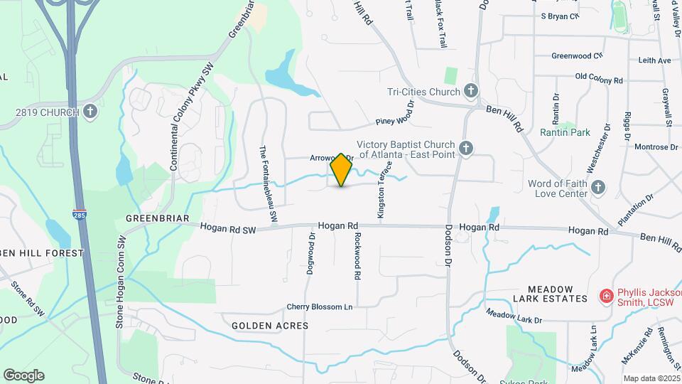 2906 Branchwood Dr Map and Location Details
