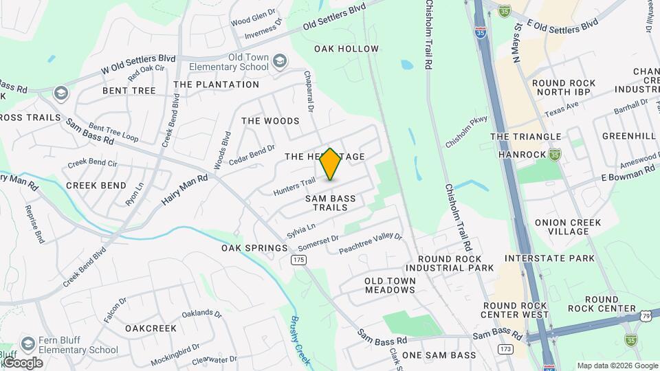 1600 Hollow Tree Blvd Map and Location Details