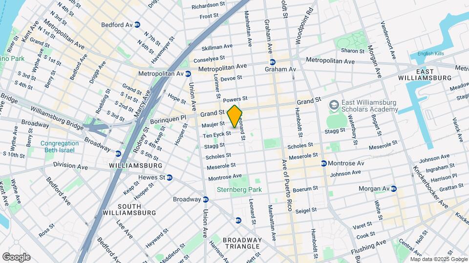 69 Ten Eyck St, Unit 3B Map and Location Details