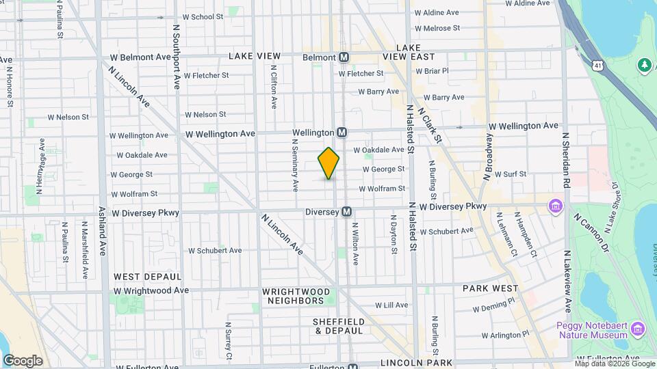 2838 N Sheffield Ave Map and Location Details