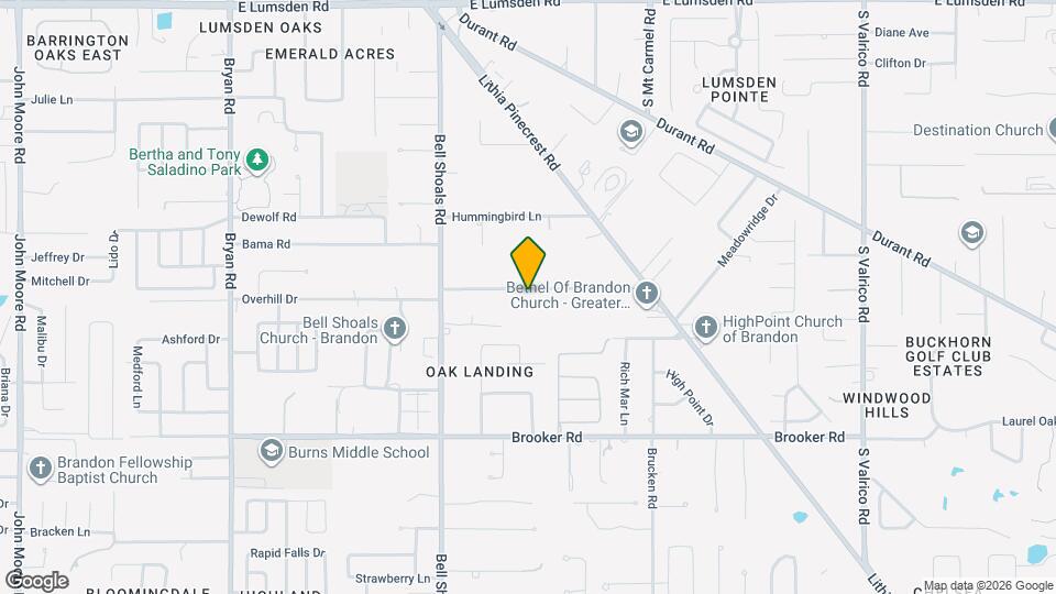 1109 Orangewalk Dr Map and Location Details