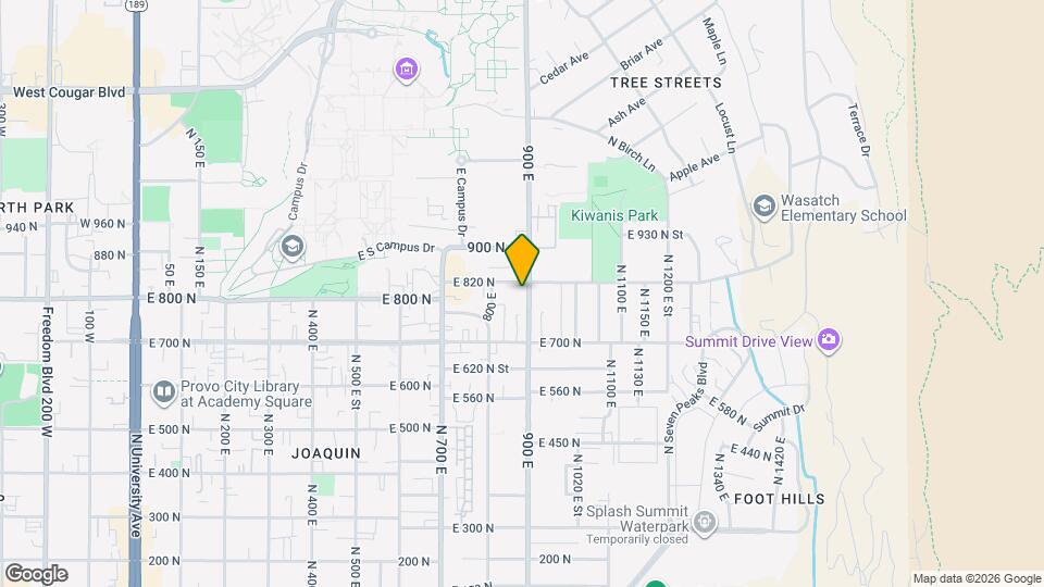 888 E 820 N Map and Location Details