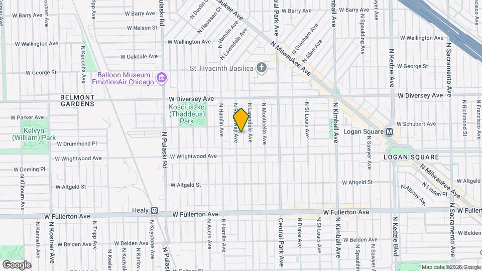 2645 N Ridgeway Ave Map and Location Details