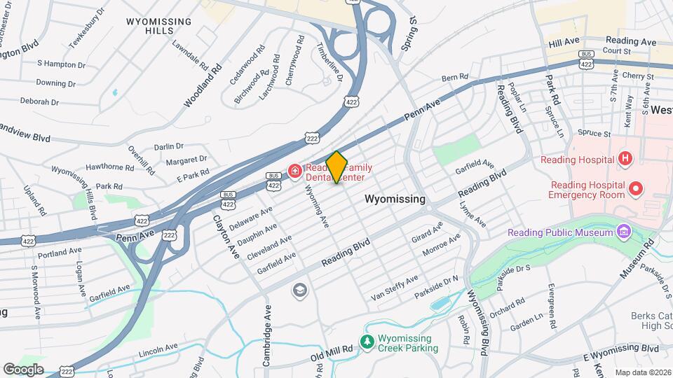 1409 Dauphin Ave Map and Location Details