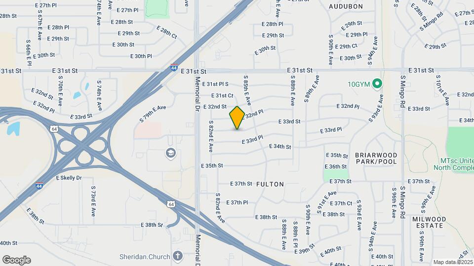 8250 E 33rd St Map and Location Details