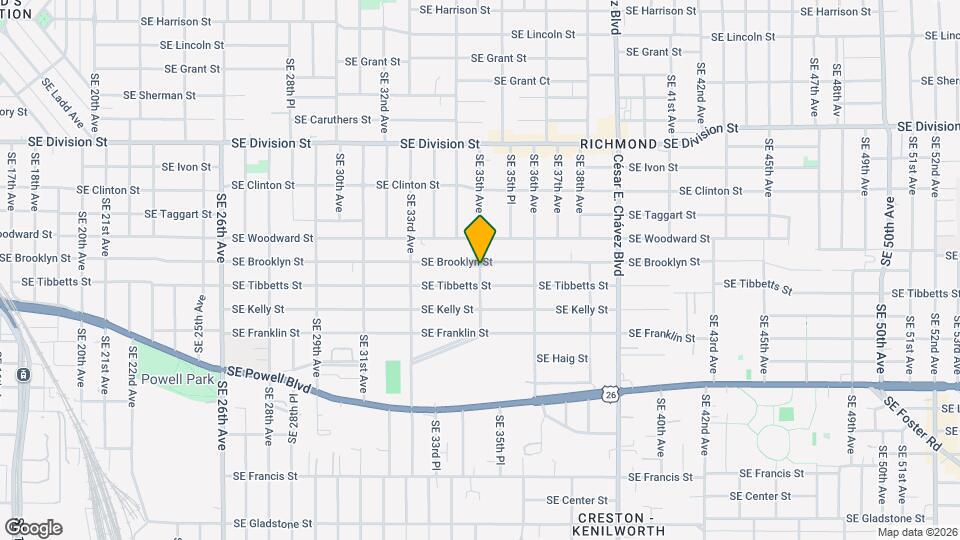 3010 SE 35th Ave Map and Location Details