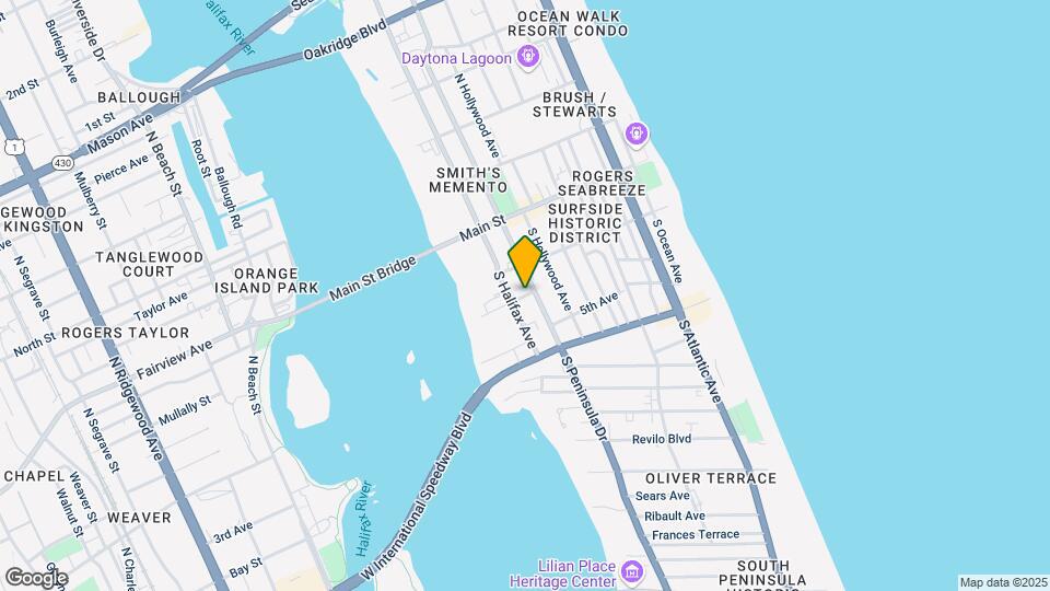 122 S Peninsula Dr Map and Location Details