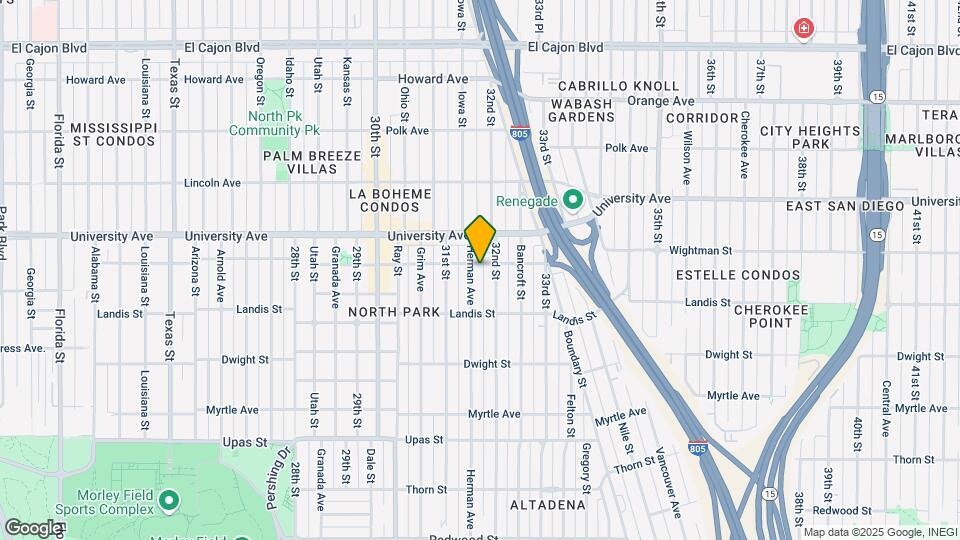 3151 N Park Way Map and Location Details