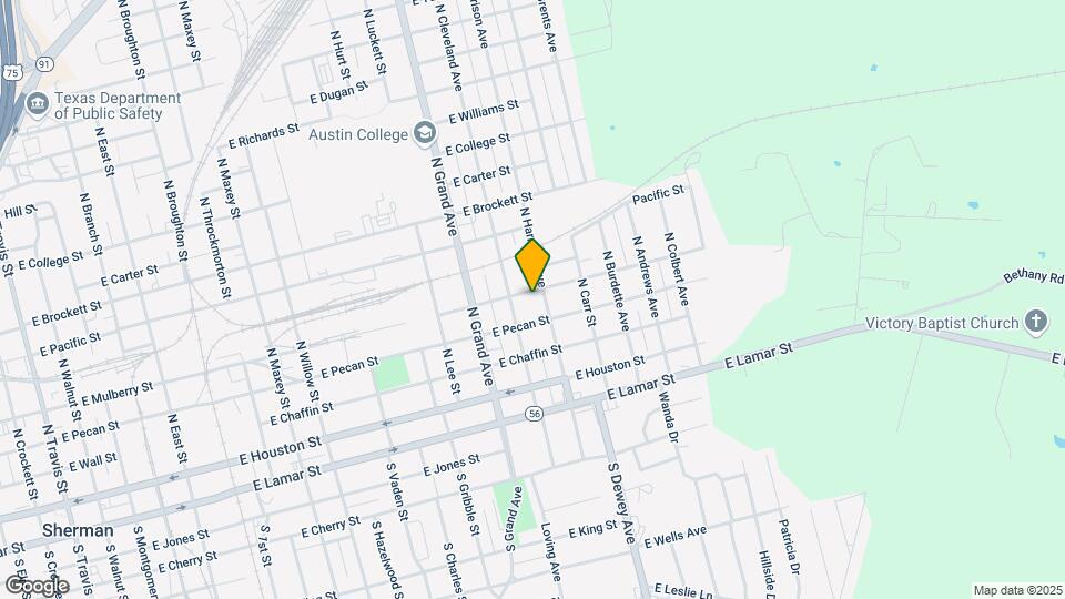 1624 E Mulberry St Map and Location Details