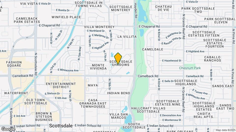 7830 E Camelback Rd Map and Location Details