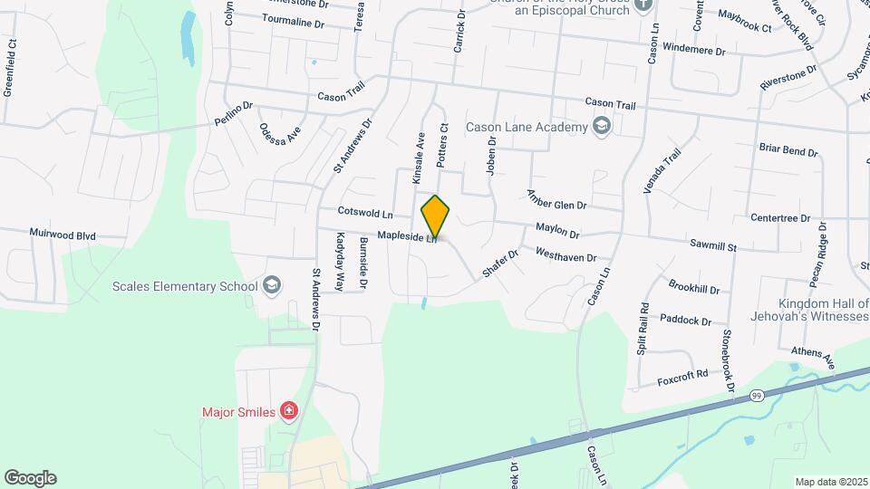 3213 Mapleside Ln Map and Location Details