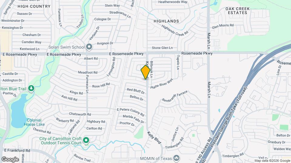 3401 Livingston Ln Mapa y Detalles de la Ubicación