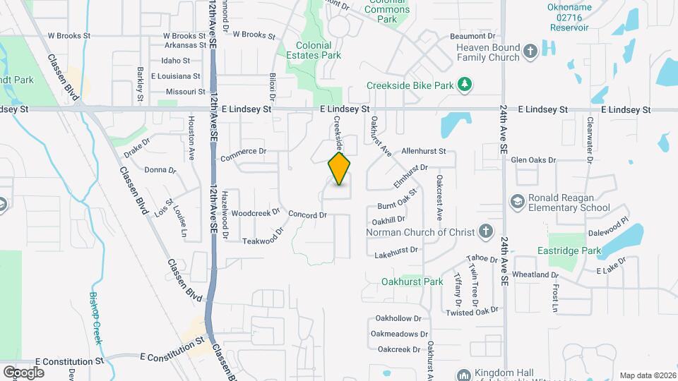 1708 Creekside Ct Map and Location Details