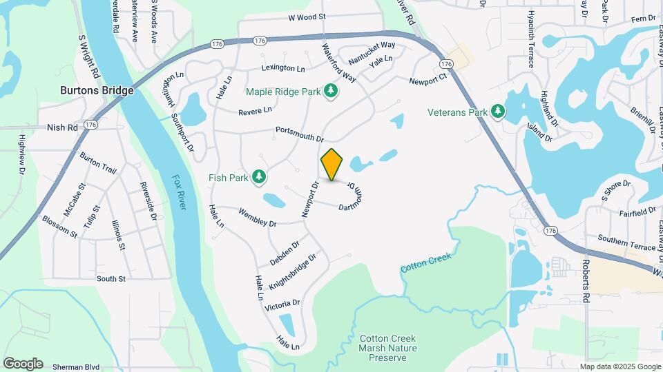 709 Dartmouth Dr Map and Location Details