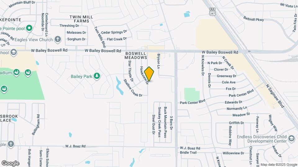 8536 Hawkview Dr Map and Location Details