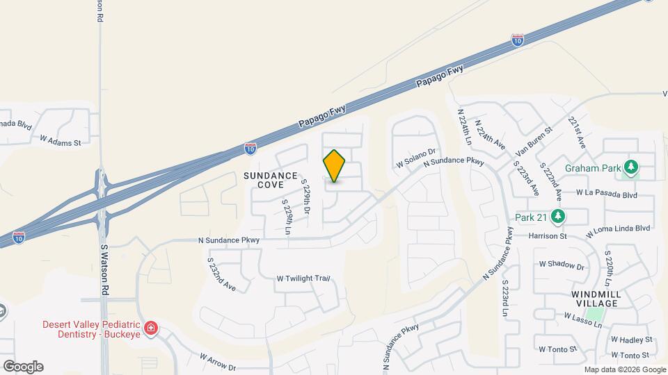 22844 W La Pasada Blvd Map and Location Details