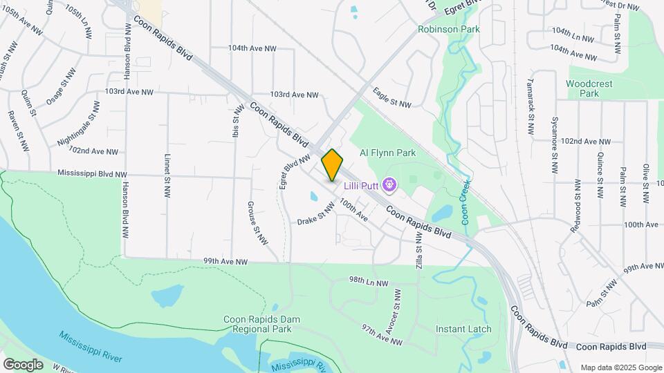 1515 100th Ave NW Map and Location Details