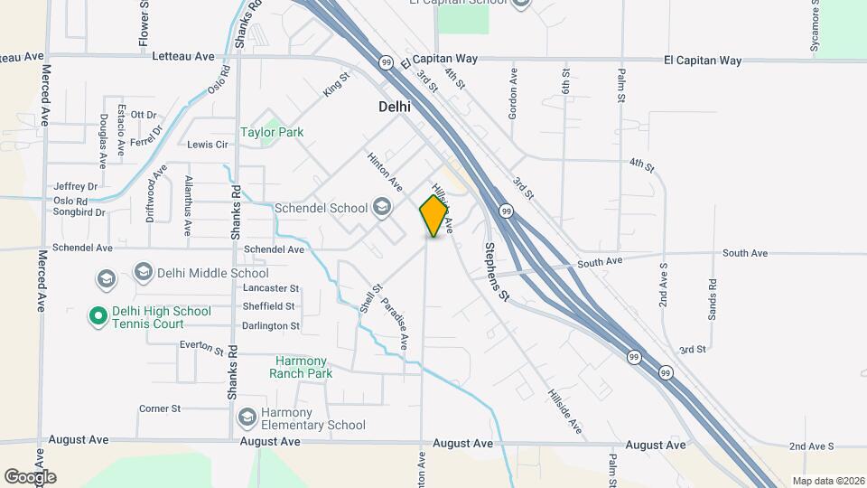 9516 Hinton Ave Map and Location Details