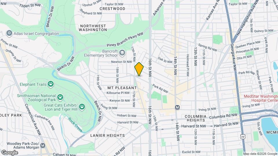 1673 Park Rd NW Map and Location Details