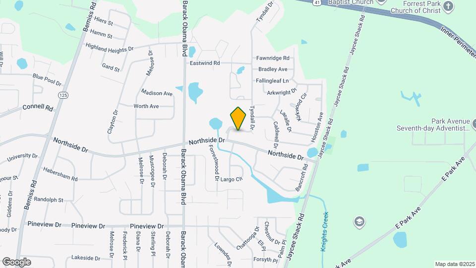 2735 Tyndall Dr Map and Location Details