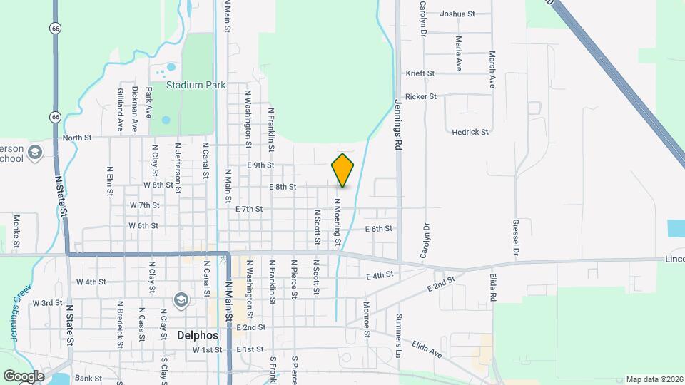 720 N Moening St Map and Location Details