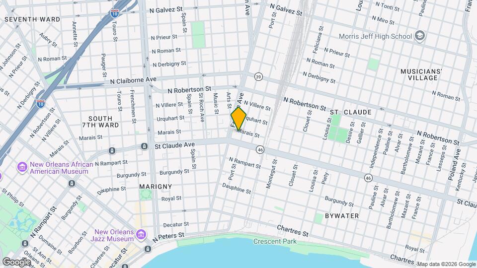 2626-2626 Marais St Map and Location Details