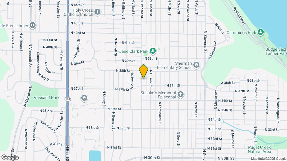 3709 N Orchard St Map and Location Details
