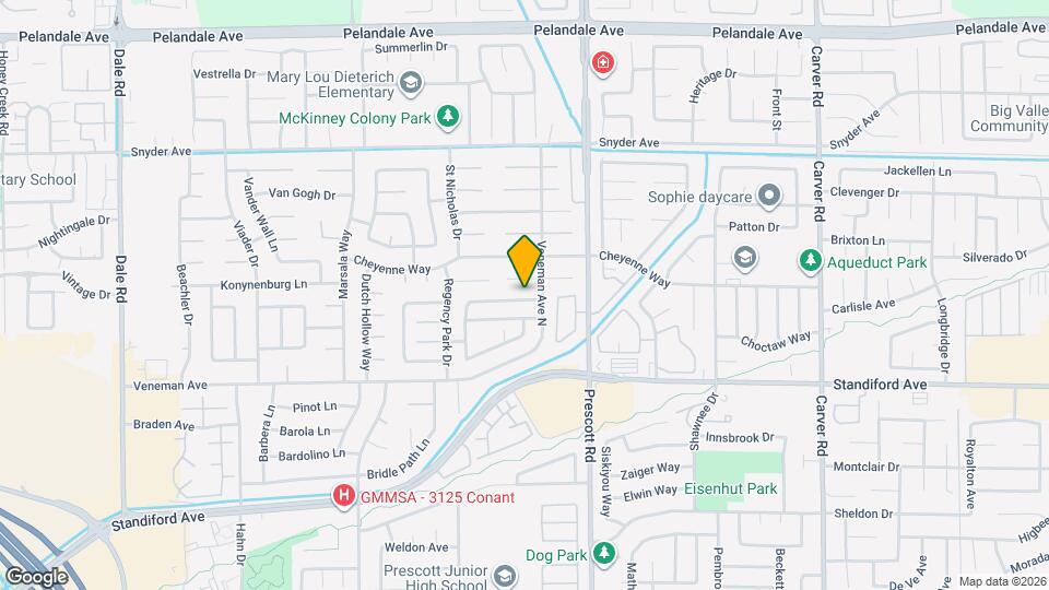 2213 Camborne Dr Map and Location Details