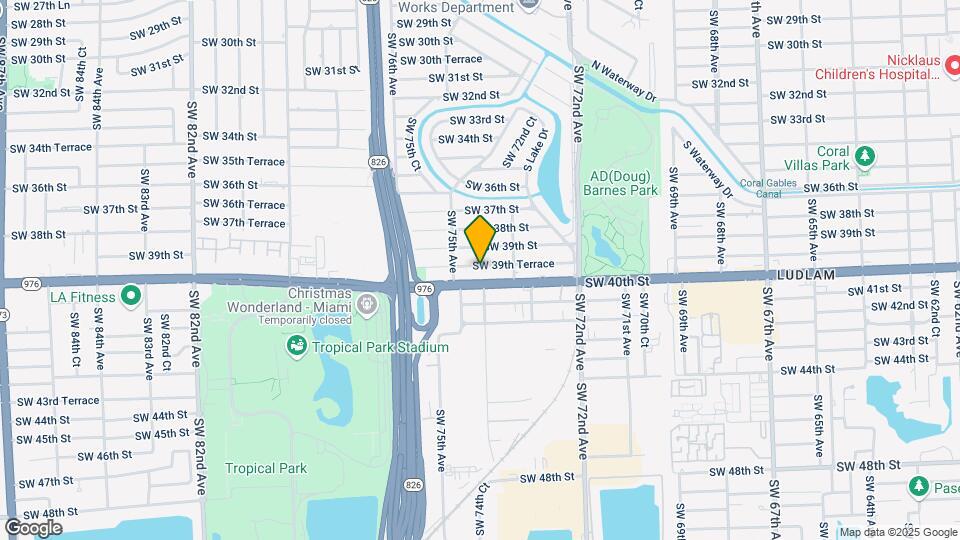 7400 SW 39th Terrace Map and Location Details