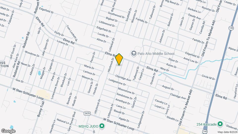 3905 Littlerock Dr Map and Location Details