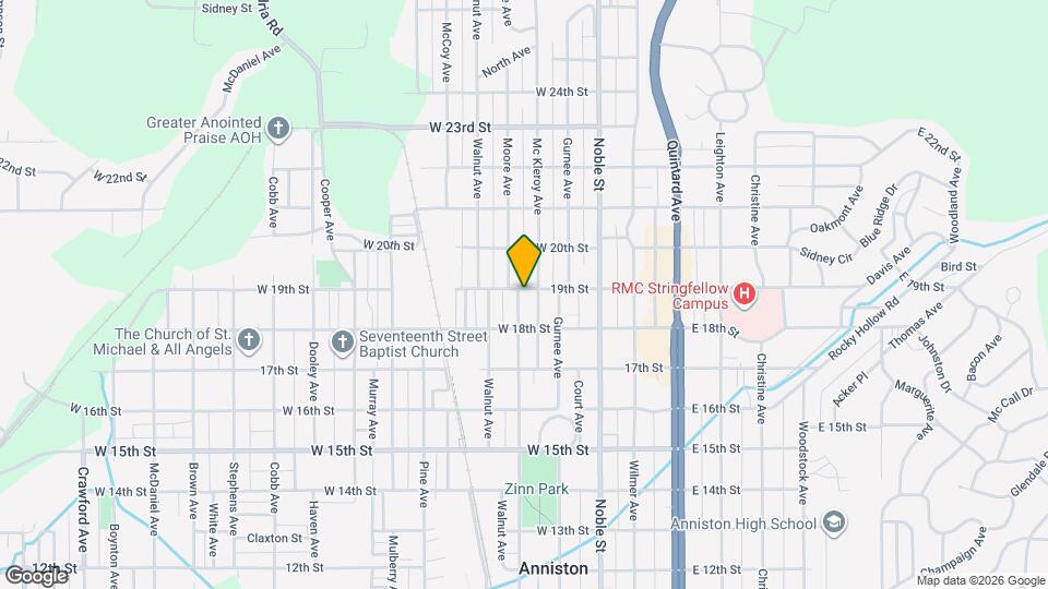 1831 Moore Ave Map and Location Details