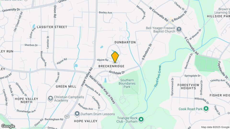 2107 Alpine Rd Map and Location Details