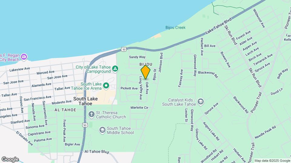 1090 Oak Ave Map and Location Details