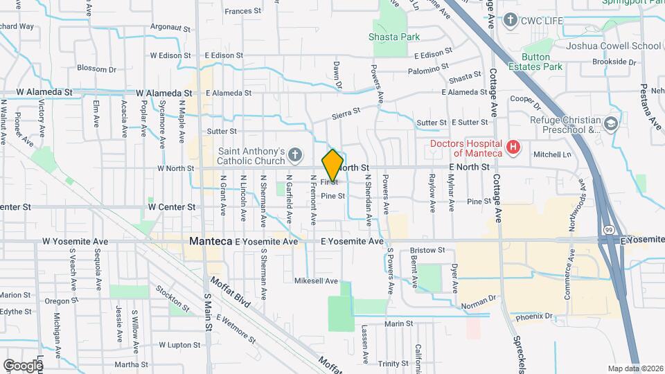 632 Fir St Map and Location Details