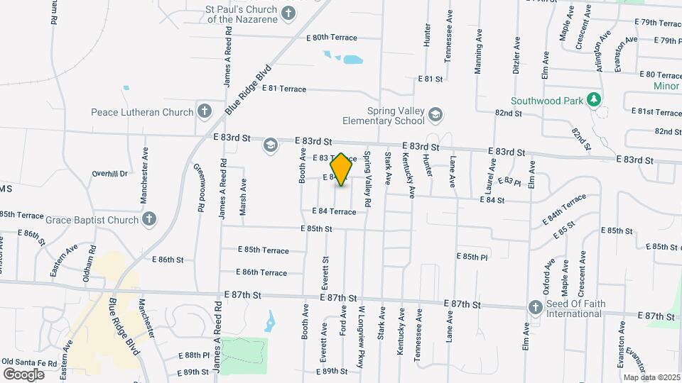 8405 Everett St Map and Location Details