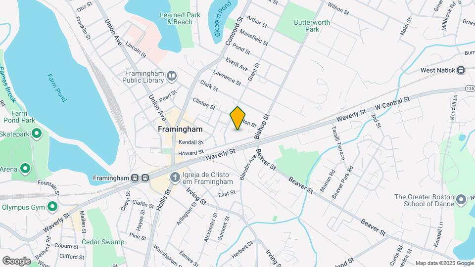 Dennison Bishop Mapa y Detalles de la Ubicación