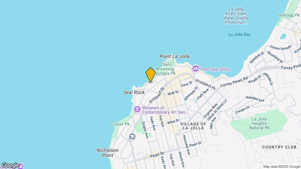 939 Coast Blvd, Unit LB Mapa y Detalles de la Ubicación