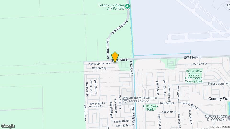 13624 SW 158th Ave Map and Location Details