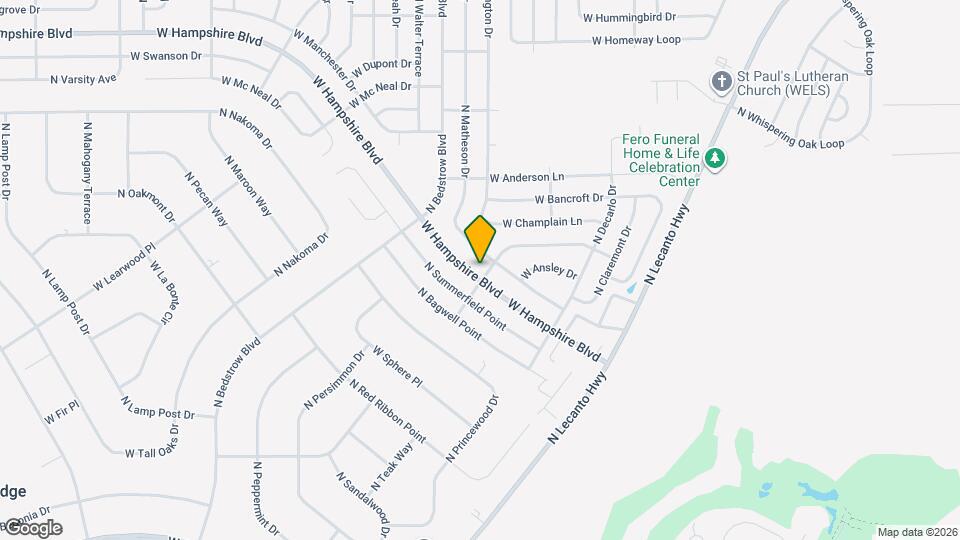 1071 W Hampshire Blvd Mapa y Detalles de la Ubicación