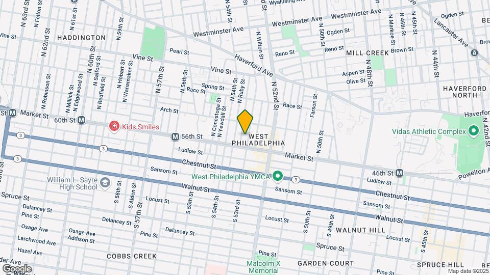 22 N 53rd St Map and Location Details