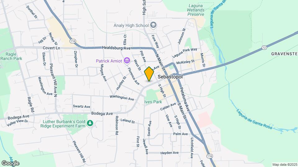 7308 Bodega Ave Map and Location Details