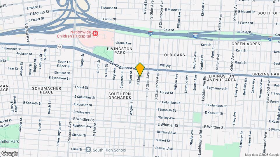 794 S 22nd St Map and Location Details