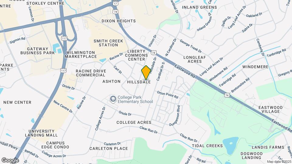 124 Hillsdale Dr Map and Location Details